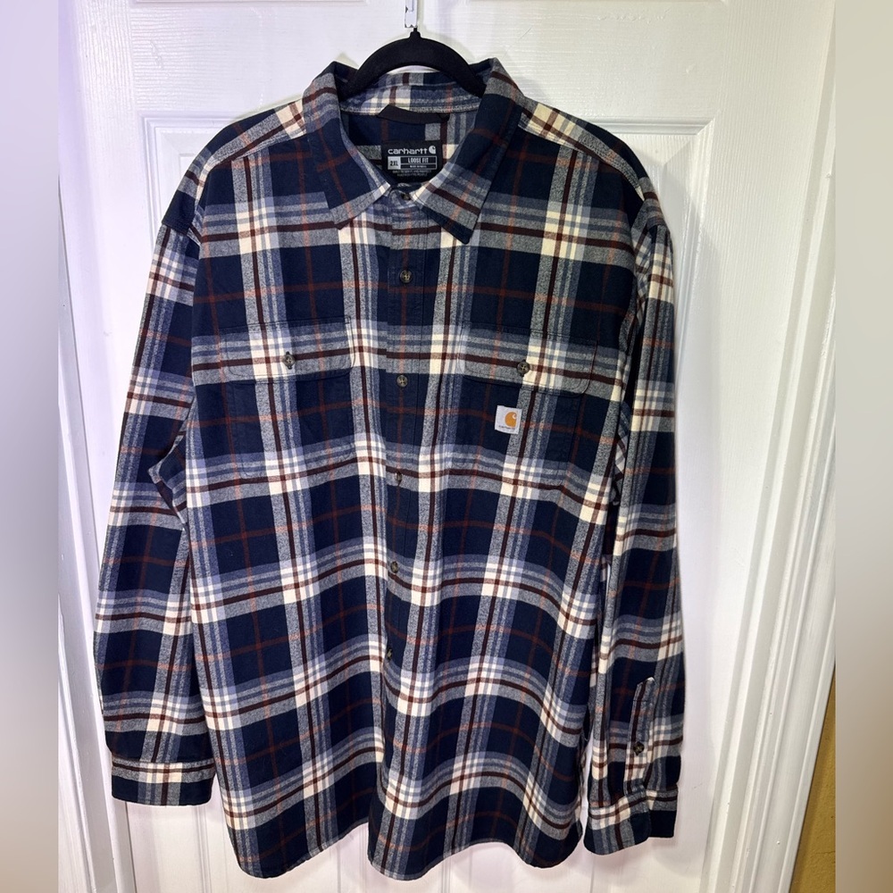 Carhartt Loose Fit Heavyweight Flannel Long Sleeve